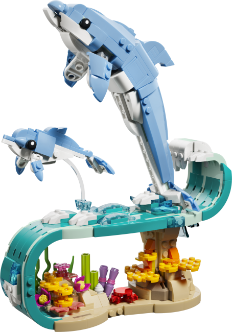 31385 Морские животные: красивые дельфины