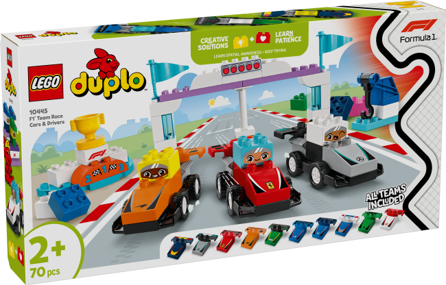10445 F1®-tiimin kilpa-autot ja kuljettajat
