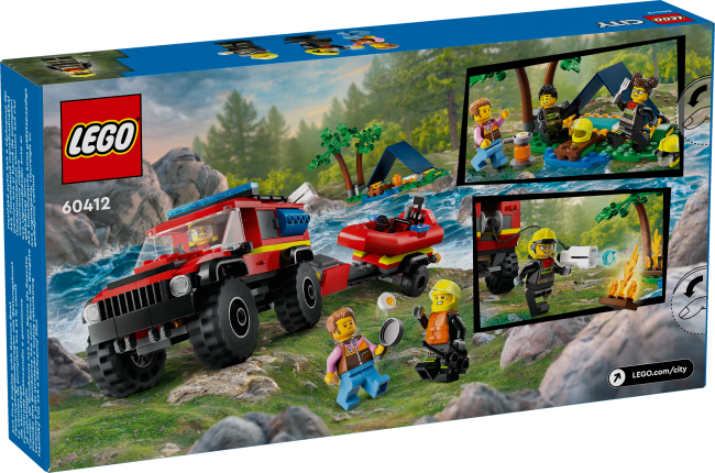 60412 4x4 tuletõrjeauto koos päästepaadiga