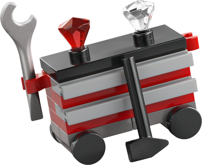 77118 Автомобиль Сильвера против монстр-трака Наклса