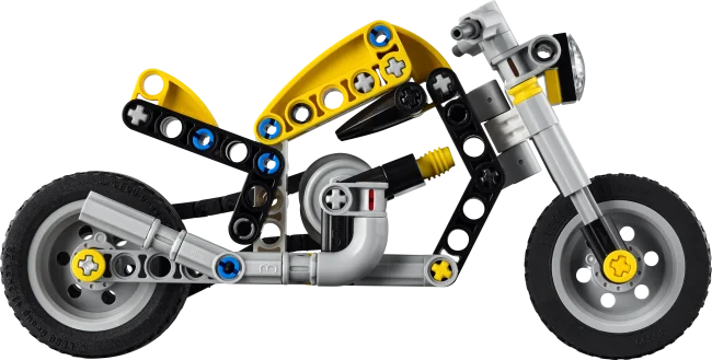 42225 Желтый мотоцикл