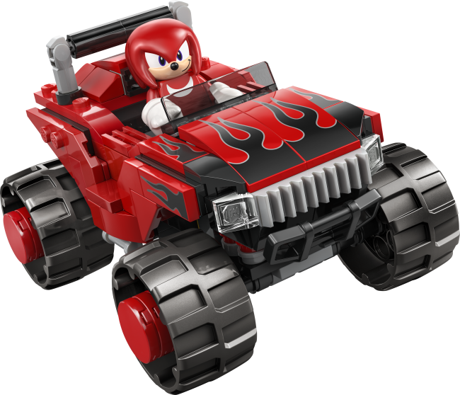 77118 Автомобиль Сильвера против монстр-трака Наклса