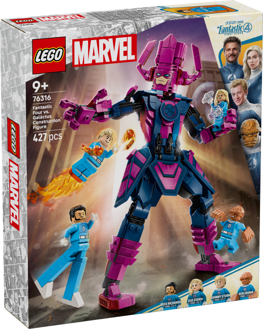 76316 Fantastiline nelik vs. Galactus ehitusfiguur