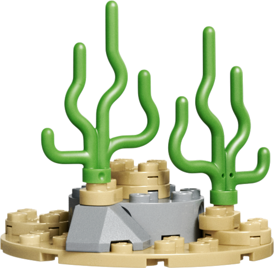 31381 Злобная акула и сундук с сокровищами