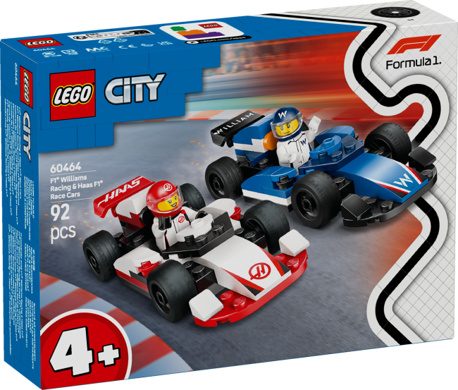 60464 F1® Williams Racing un Haas F1® sacīkšu auto