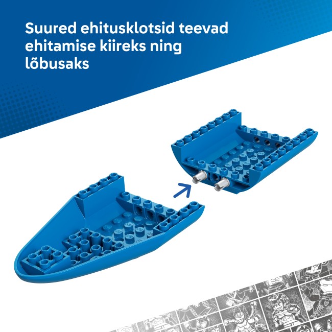 11208 Spidey komandas pirātu kuģis