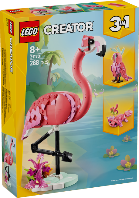 31170 Metsloomad: roosa flamingo