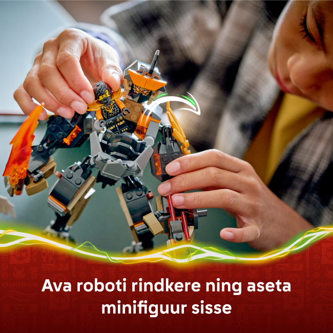 71854 Cole Misiju robots un Pūķis Zane