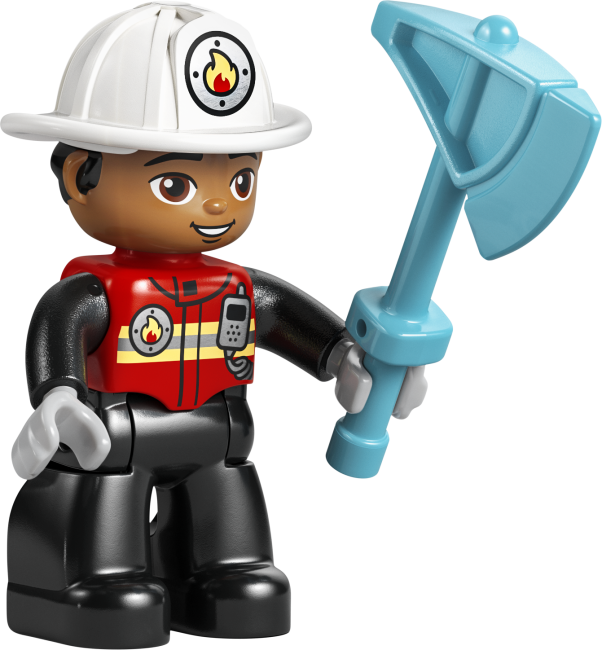 10473 Пожарная машина со шлангом и пожарным