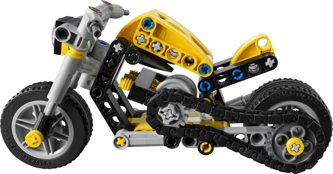 42225 Желтый мотоцикл