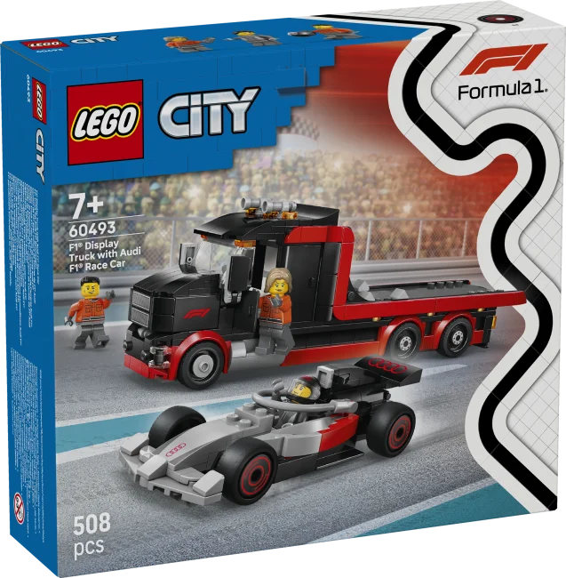 60493 F1® kravas auto ar Audi F1® sacīkšu auto