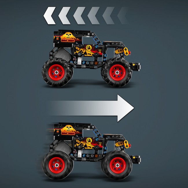 42219 Monster Jam™ Grave Digger™ Uguns un Ledus