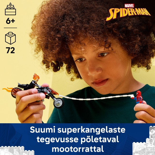 76335 Spider-Man vastaan Aaveajajan moottoripyörä