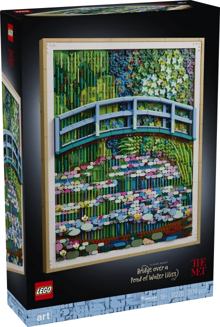 31220 Klods Monē – Ūdensrozes un japāņu tiltiņš