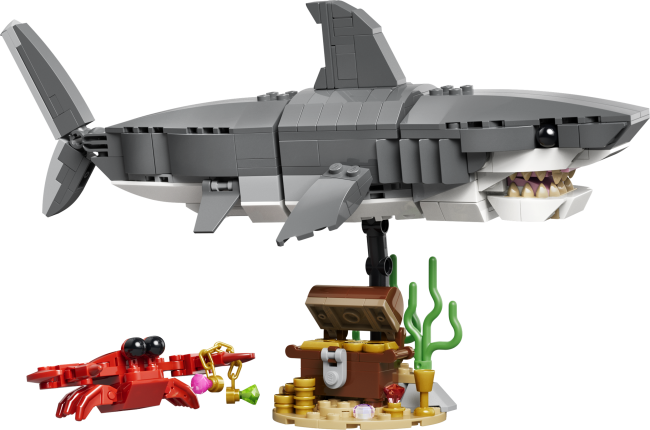 31381 Злобная акула и сундук с сокровищами