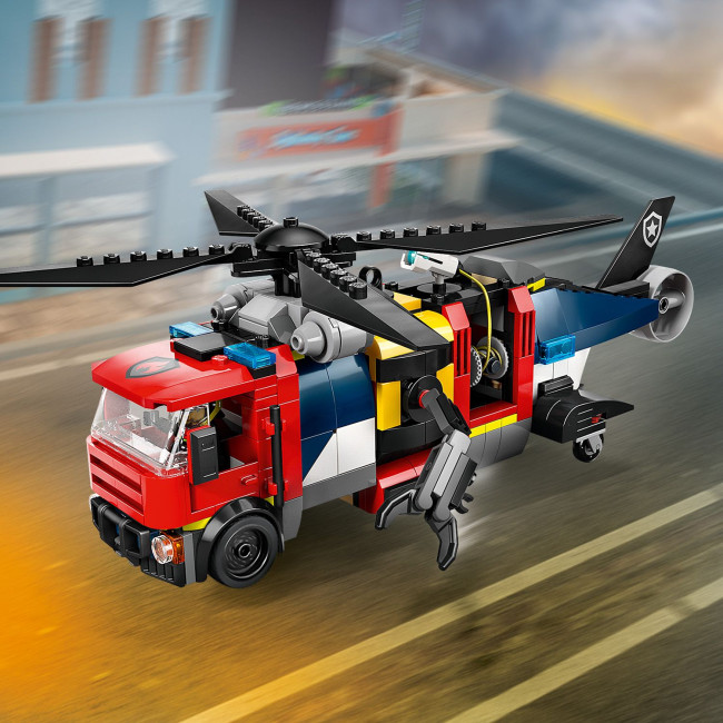 60462 Helikopteri, tuletõrjeauto ja allveelaeva remiks