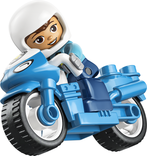 10471 Синий полицейский мотоцикл