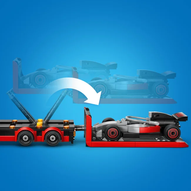 60493 F1® kravas auto ar Audi F1® sacīkšu auto