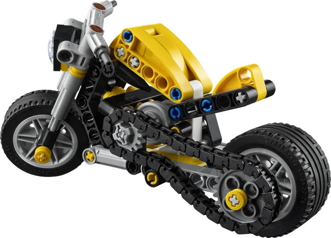 42225 Желтый мотоцикл