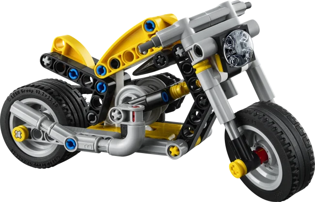 42225 Желтый мотоцикл