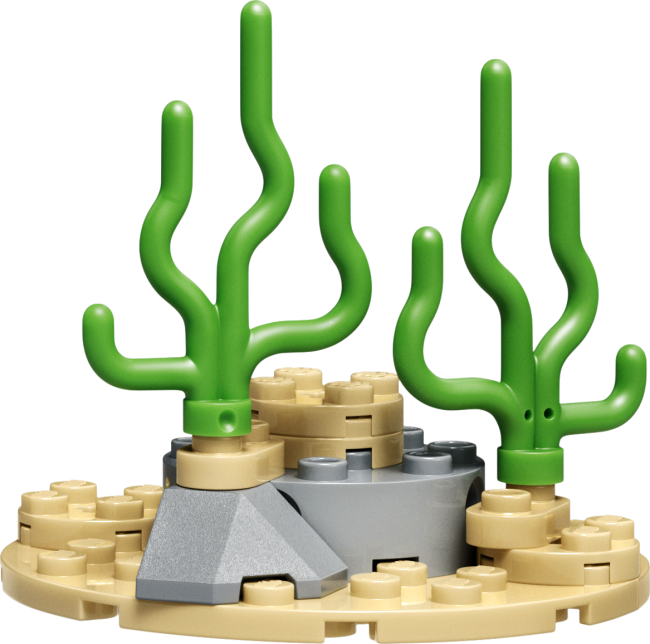 31381 Злобная акула и сундук с сокровищами