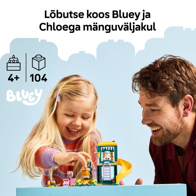 11201 Bluey ja Chloe lõbus mänguväljak