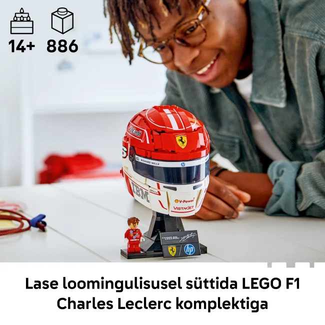 43014 Scuderia Ferrari HP ‑kypärä – Charles Leclerc
