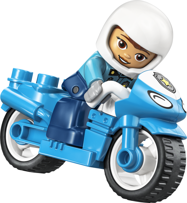 10471 Синий полицейский мотоцикл