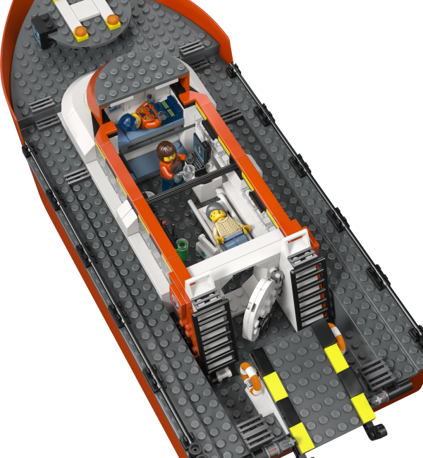 60504 Krasta apsardzes glābšanas laiva un helikopters