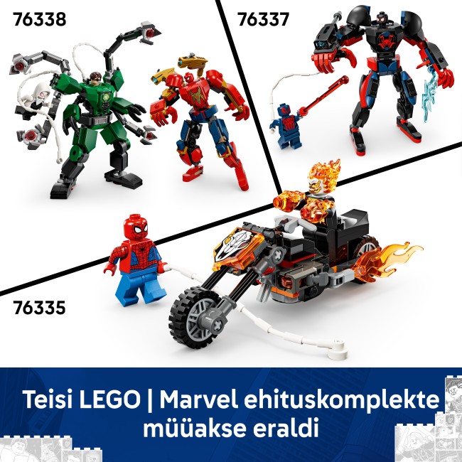 76336 Spider-Mani auto vs. mürgine Wolverine