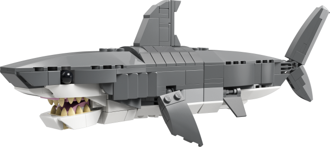 31381 Злобная акула и сундук с сокровищами