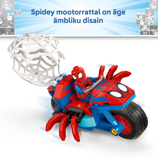 11206 Spidey uz motocikla pret Degunradzi