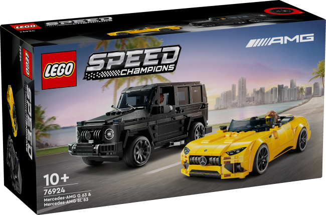 LEGO Speed Champions Mercedes AMG G 63 Mercedes AMG SL 63 76924 LEGO