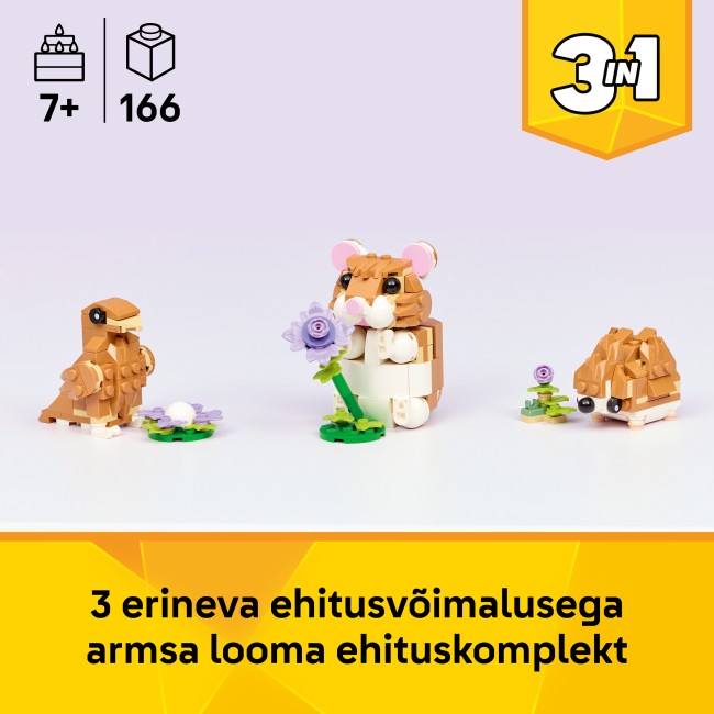 31376 Mīlīgs kāmītis ar ziedu