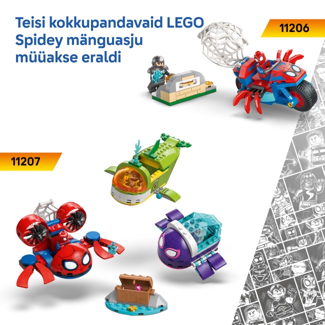 11208 Spidey komandas pirātu kuģis
