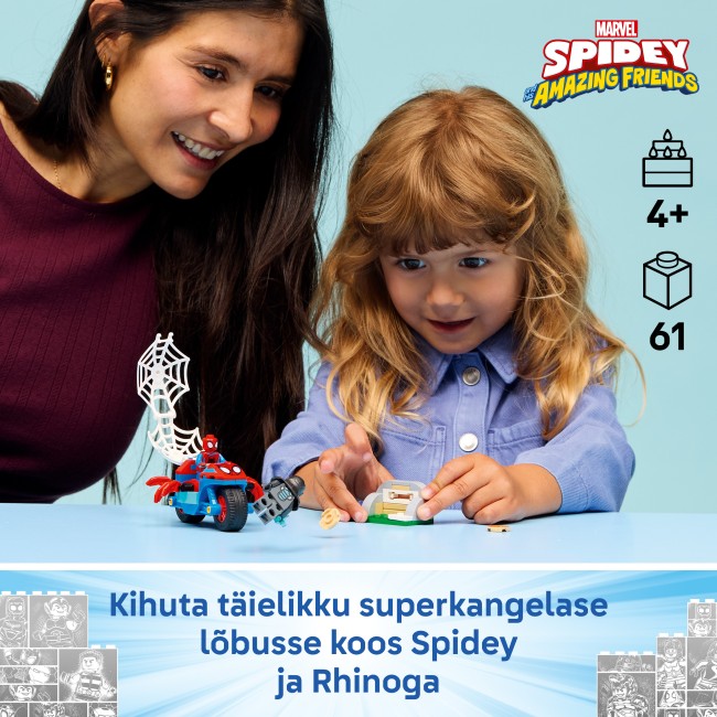 11206 Spidey uz motocikla pret Degunradzi