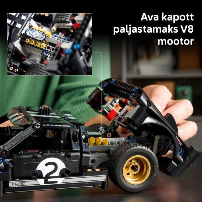 42223 1966 Ford GT40 MKII ‑kilpa-auto