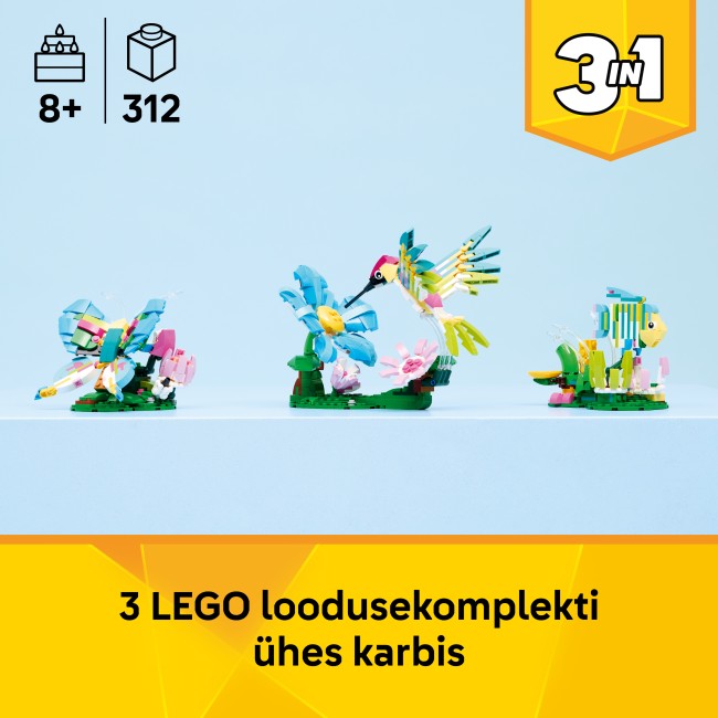 31384 Savvaļas dzīvnieki: Krāsainais kolibri