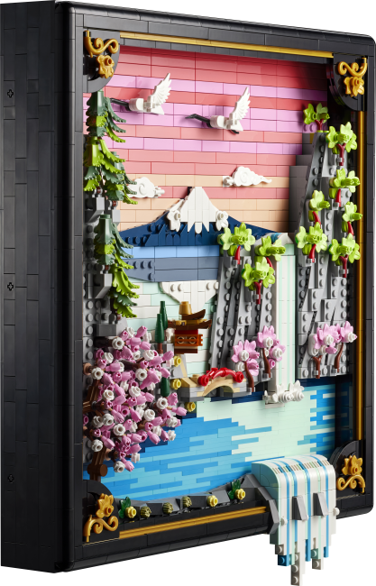 31218 Japānas ķiršu ziedu ainava