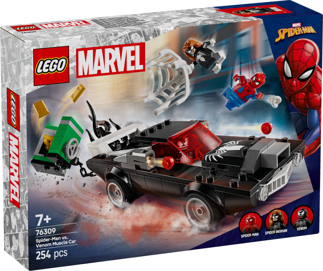 76309 Spider-Man vastaan Venom-muskeliauto