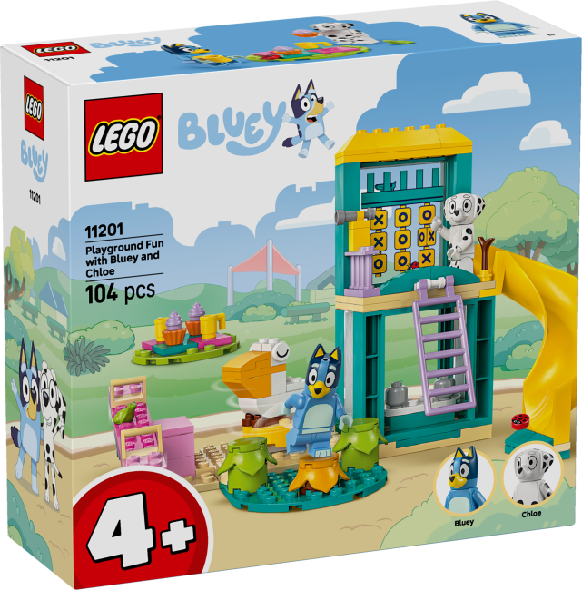 11201 Bluey ja Chloe lõbus mänguväljak