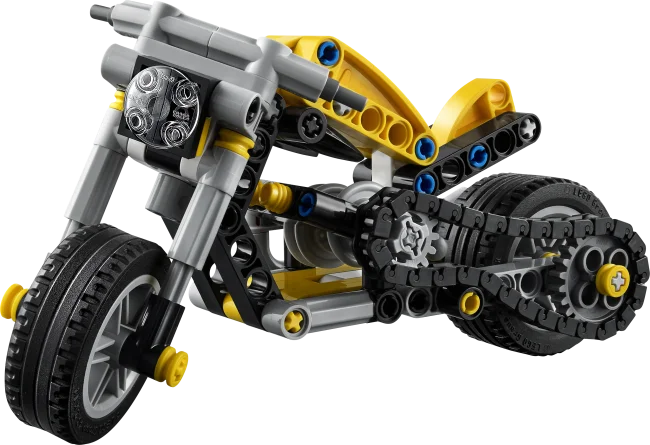 42225 Желтый мотоцикл