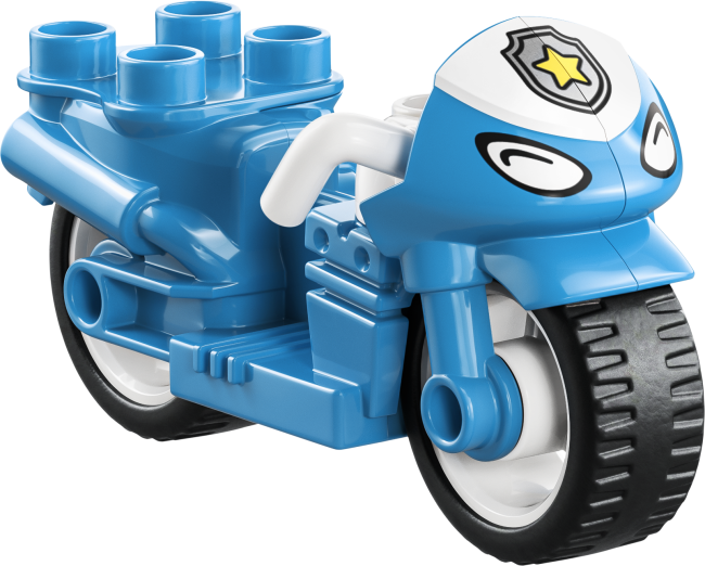 10471 Синий полицейский мотоцикл