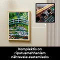 31220 LEGO ART Klods Monē – Ūdensrozes un japāņu tiltiņš