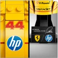 43022 LEGO Editions Formula 1 Scuderia Ferrari HP -kypärä – Lewis Hamilton