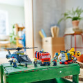 60462 LEGO  City Helikopteri, tuletõrjeauto ja allveelaeva remiks