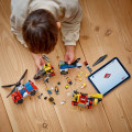 60462 LEGO  City Helikopteri, tuletõrjeauto ja allveelaeva remiks