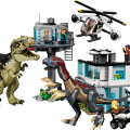 76949 LEGO Jurassic World Giganotosauruse ja Therizinosauruse rünnak