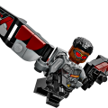 76314 LEGO Super Heroes Kapteinis Amerika: Pilsoņu karš kaujas aina