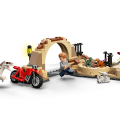76945 LEGO Jurassic World Dinosaurus Atrociraptor: tagaajamine rattal